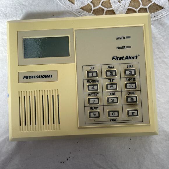 First Alert Security Control Pad for parts unknown if works - Picture 1 of 3